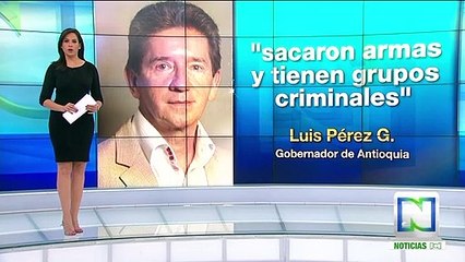 Gobernador de Antioquia afirma que guerrilleros de las Farc y delegados de la ONU abrieron una caleta no reportada