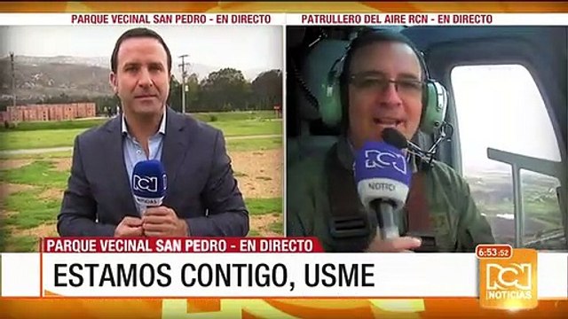 El patrullero del aire sobrevoló la localidad de Usme