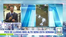 En Bolombolo (Antioquia) el río Cauca se desbordó y afectó varias viviendas