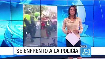 Hombre se enfrentó a la Policía para que no le inmovilizaran la moto