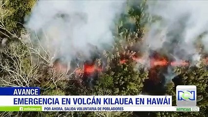 Ordenan evacuaciones en Hawaí por erupción del volcán Kilauea