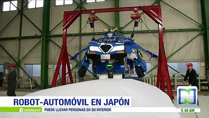 Diseñan un robot que se transforma en automóvil