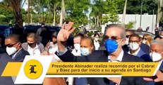 Presidente Abinader realiza recorrido por hospitales de Santiago para dar inicio a su agenda del fin de semana
