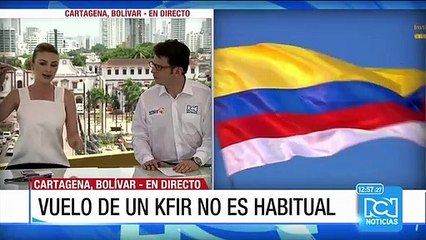 La anécdota del sobrevuelo de los aviones Kfir de la Fuerza Aérea por el cielo de Cartagena