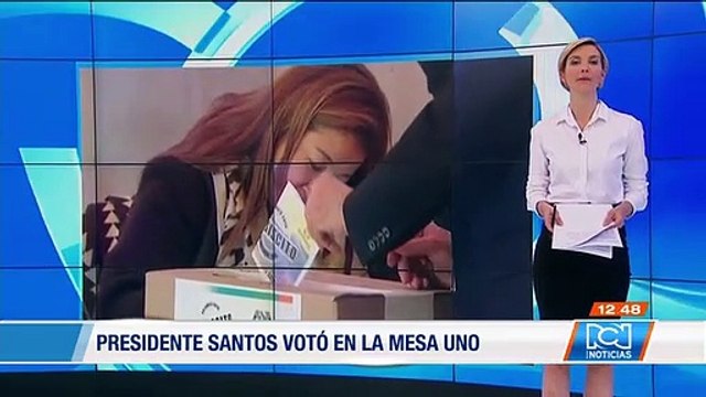 Santos: a pesar de la lluvia todos los colombianos debemos votar