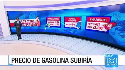 Así subiría el precio de la gasolina y la telefonía móvil con la reforma tributaria