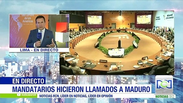 Cumbre de las Américas: mandatarios piden que regrese la democracia a Venezuela