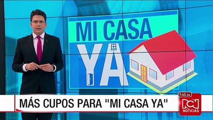 Gobierno anunció ampliación de cupos del programa 'Mi casa ya' hasta 2019