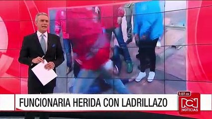 Funcionaria de la Personería resultó herida durante marcha antitaurina