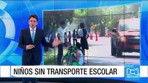 Niños en Valledupar, Cesar, no cuentan con transporte para ir al colegio
