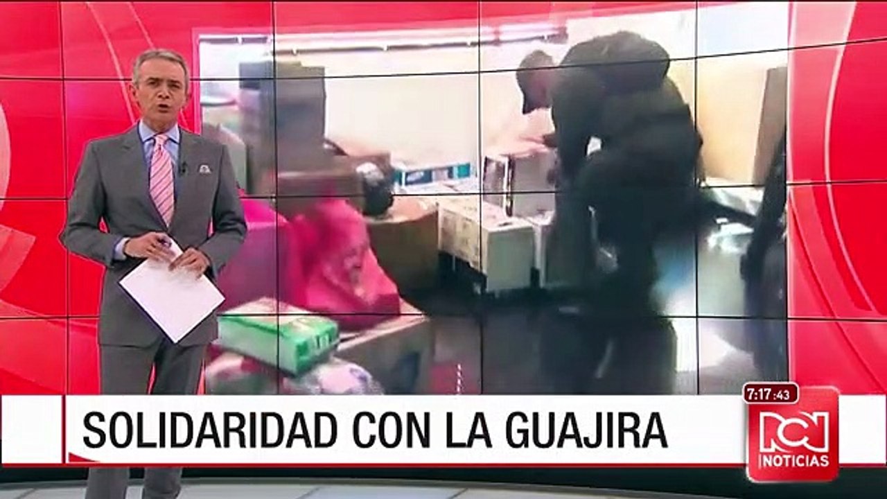 La Policía Metropolitana de Bogotá se unió a la campaña "Todos Somos Guajira"