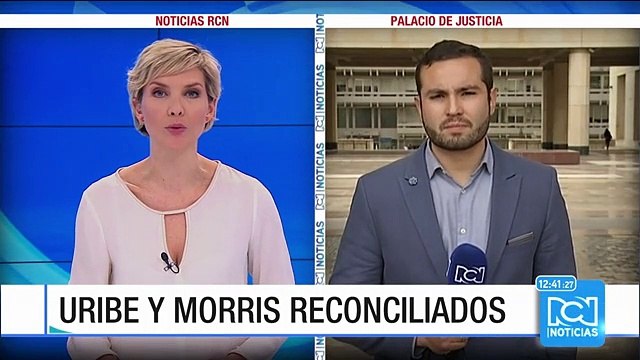 Álvaro Uribe y Hollman Morris se reconciliaron en la Corte Suprema de Justicia