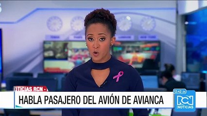 "Nos dijeron que nos abrocháramos los cinturones": pasajera del vuelo de Avianca interceptado
