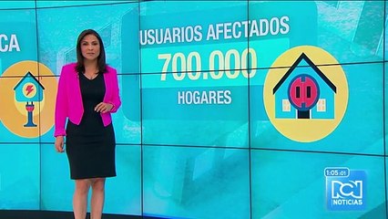 Un rayo fue el causante de suspensión del servicio de energía eléctrica en el 10% del país