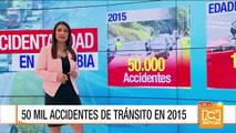 Medicina Legal: en el 2015 se presentaron en Colombia cerca de 50.000 accidentes de tránsito