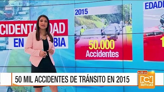 Medicina Legal: en el 2015 se presentaron en Colombia cerca de 50.000 accidentes de tránsito