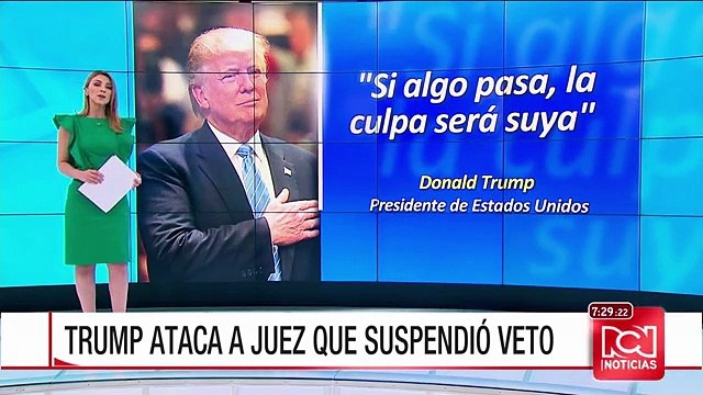 Donald Trump arremetió contra el poder judicial de Estados Unidos