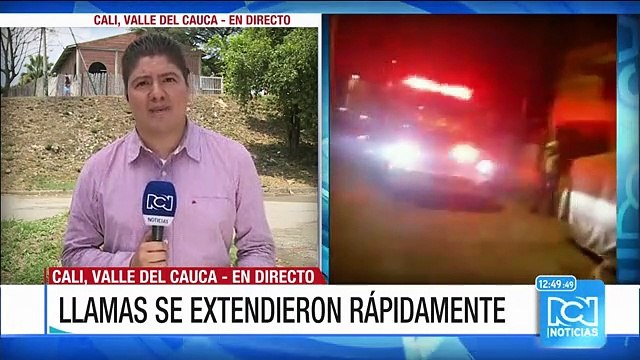 Incendio consumió una fábrica de muebles en Cali