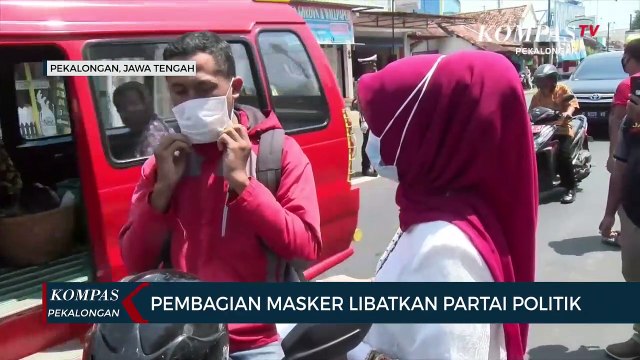Pembagian Masker Libatkan Partai Politik