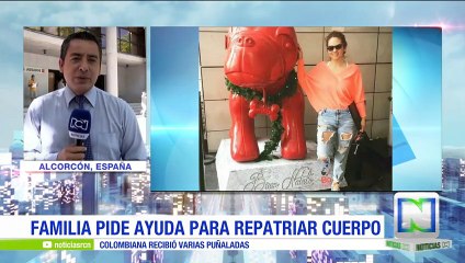 Familia de colombiana asesinada en España pide ayuda para repatriar su cuerpo
