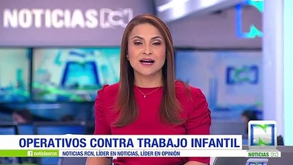 Intensifican operativos contra el trabajo infantil en Bogotá