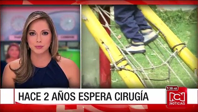 RCN Contigo: niño espera desde hace 2 años una cirugía en la pierna