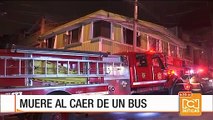 Bomberos rescataron de incendio a personas de la tercera edad en Bogotá