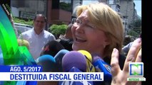 Régimen de Maduro destituyó e inhabilitó a la Fiscal General de Venezuela