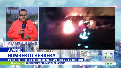 Emergencia en Soledad, Atlántico, por incendio en una ebanistería