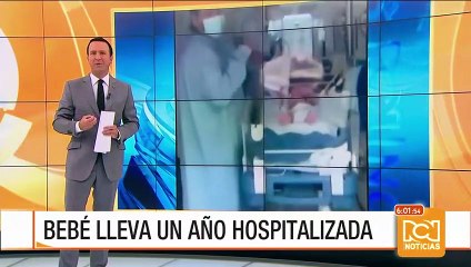 RCN Contigo: Una bebé lleva hospitalizada un año esperando un traslado