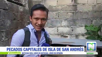 Médicos y habitantes de San Andrés luchan contra la falta de agua potable