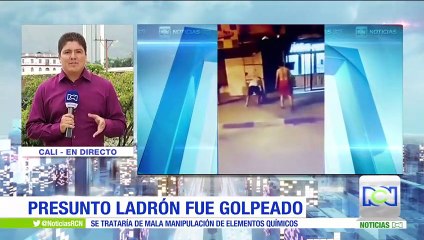 Presunto ladrón fue golpeado por la comunidad en Cali