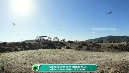 Drone militar com inteligência artificial tem várias utilidades