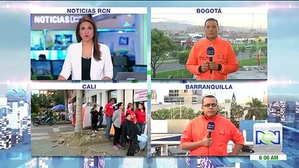 Taxi fuera de control arrolló a un niño de tres años y a su tío en Bogotá