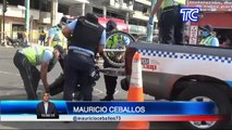 Un motociclista falleció tras accidentarse contra un taxi, el hecho se registró en Portoviejo, provincia de Manabí