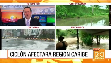 Alerta por posible formación de ciclón en el Caribe colombiano