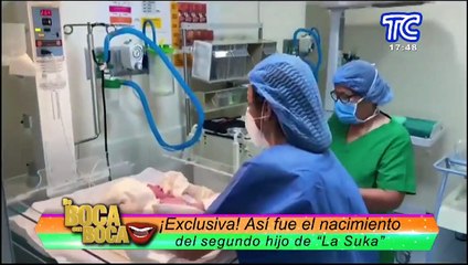De Boca en Boca estuvo presente en el parto del segundo hijo de "La Suka"