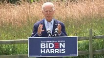 Joe Biden discusses climate change, ongoing wildfires