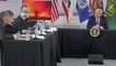 President Donald Trump, Governor Gavin Newsom address California wildfire damage in Sacramento