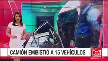 Accidente de tránsito al oriente de Medellín dejó dos personas muertas y seis más heridas
