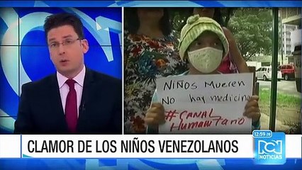 Niños venezolanos en riesgo por escasez de medicamentos