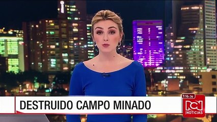 El Ejército destruyó un campo minado en zona rural de Ocaña, Norte de Santander