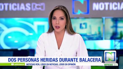 Dos personas heridas durante balacera en el norte de Bogotá