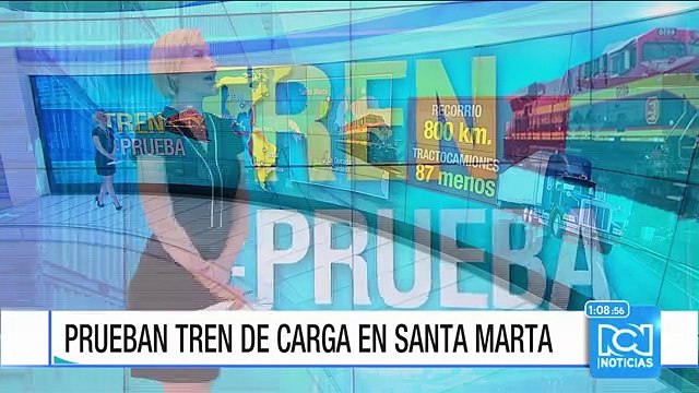 Tren de prueba evitaría la movilización de 87 tractocamiones por las vías del país