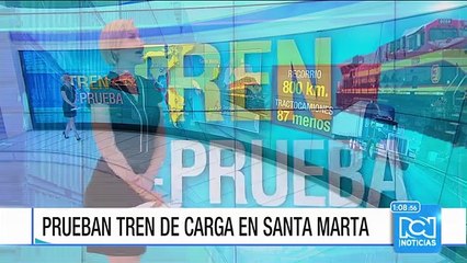 Tren de prueba evitaría la movilización de 87 tractocamiones por las vías del país