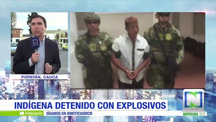 Detienen a indígena acusado de amenazar con machete a un soldado en Cauca