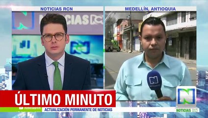 Bomberos tratan de controlar gigantesco incendio en el centro de Medellín