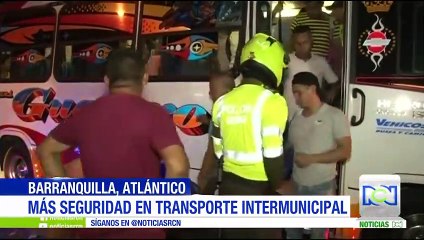 Policía de Barranquilla mantiene operativos para garantizar la seguridad en el transporte intermunicipal