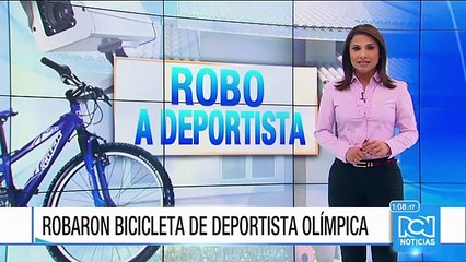 Le roban bicicletas a deportista olímpica, Ana Cristina Sanabria