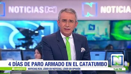 Cuatro días de paro armado en el Catatumbo